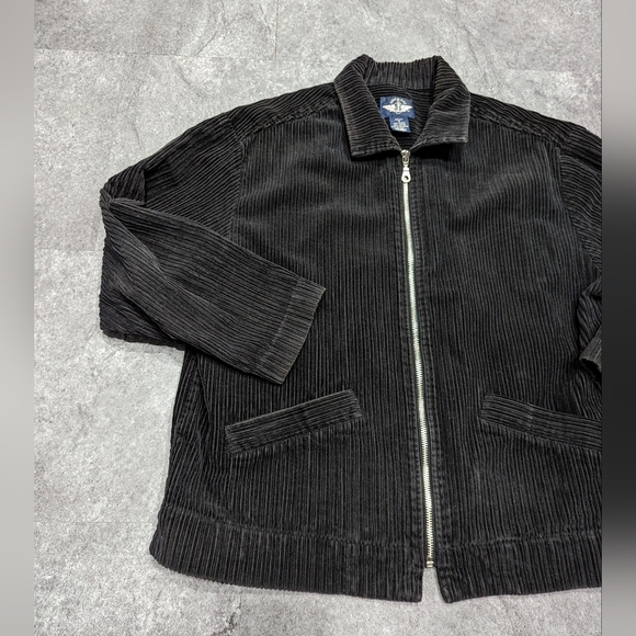 Vintage Dockers long sleeve corduroy 100% cotton Zip up Jacket slightly cropped - Picture 4 of 8
